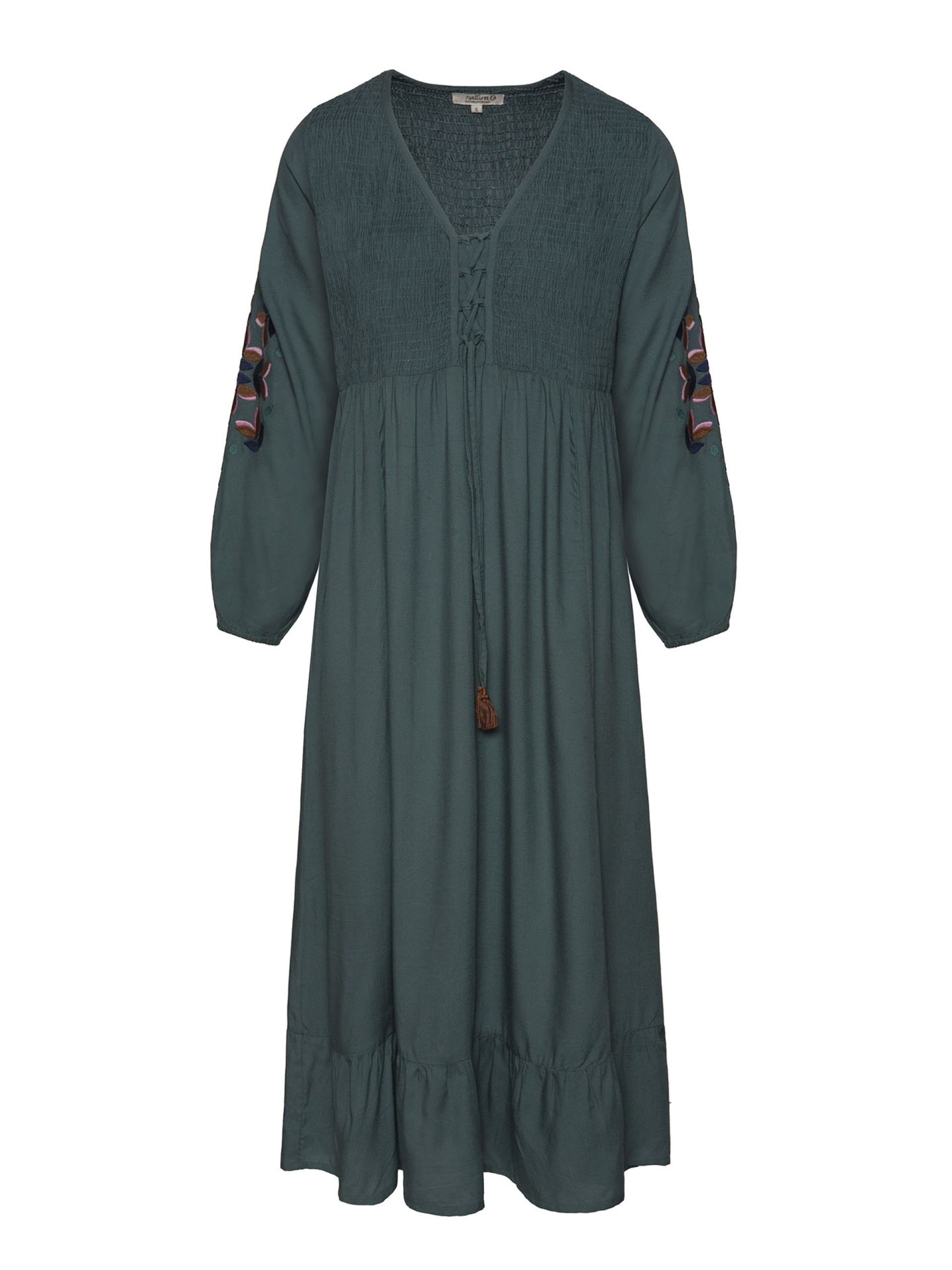 Vestido Midi Com Peito Elastico