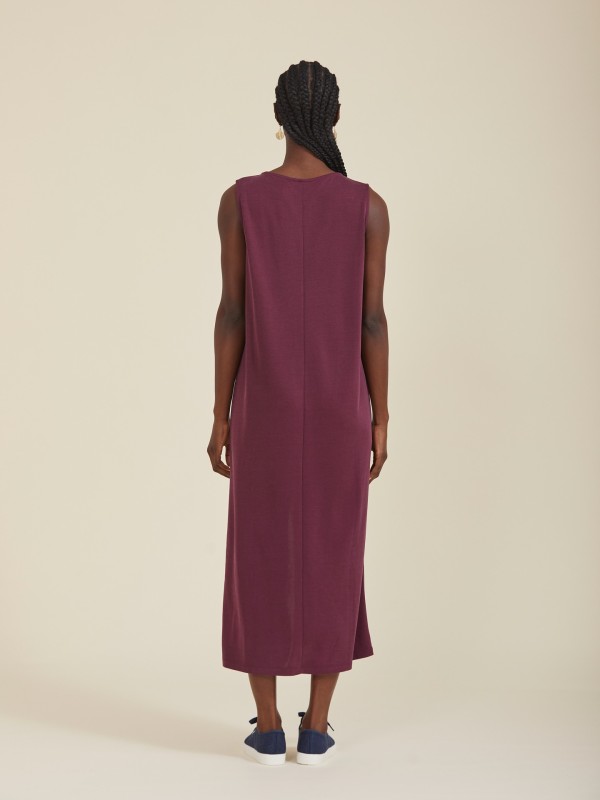 Vestido Midi Solido Vestido Midi Solido