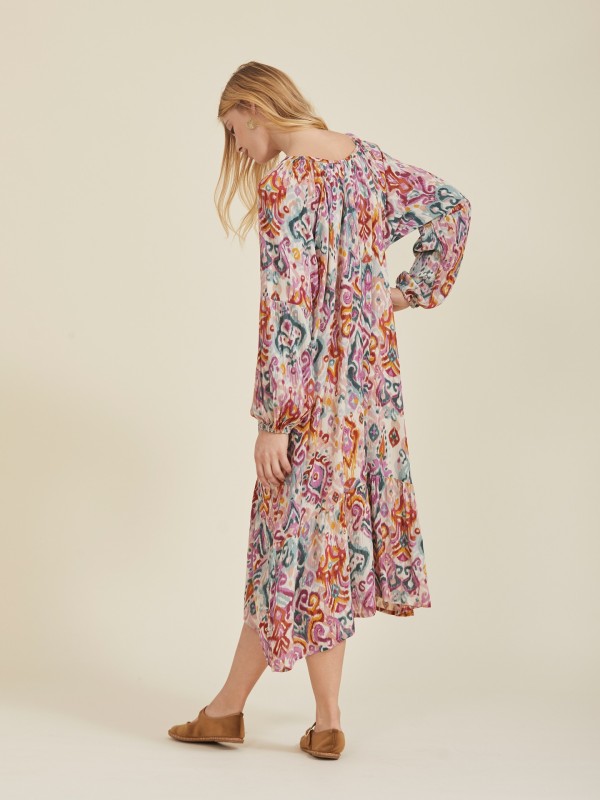 Vestido Midi Batique Vestido Midi Batique