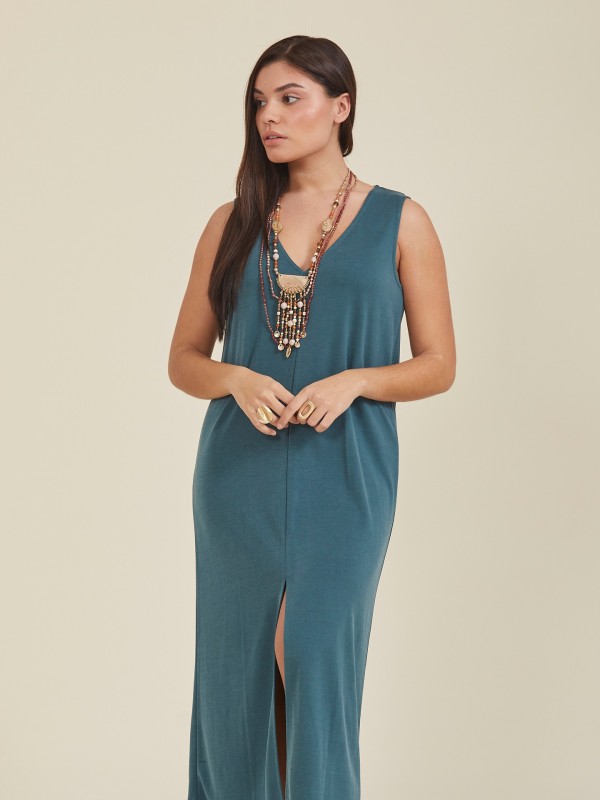 Vestido Midi Solido