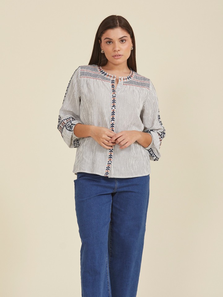 Blusa Riscas