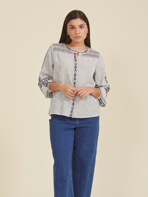 Blusa Riscas