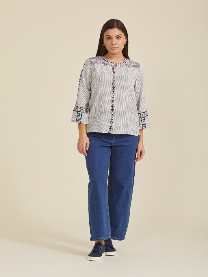 Blusa Riscas