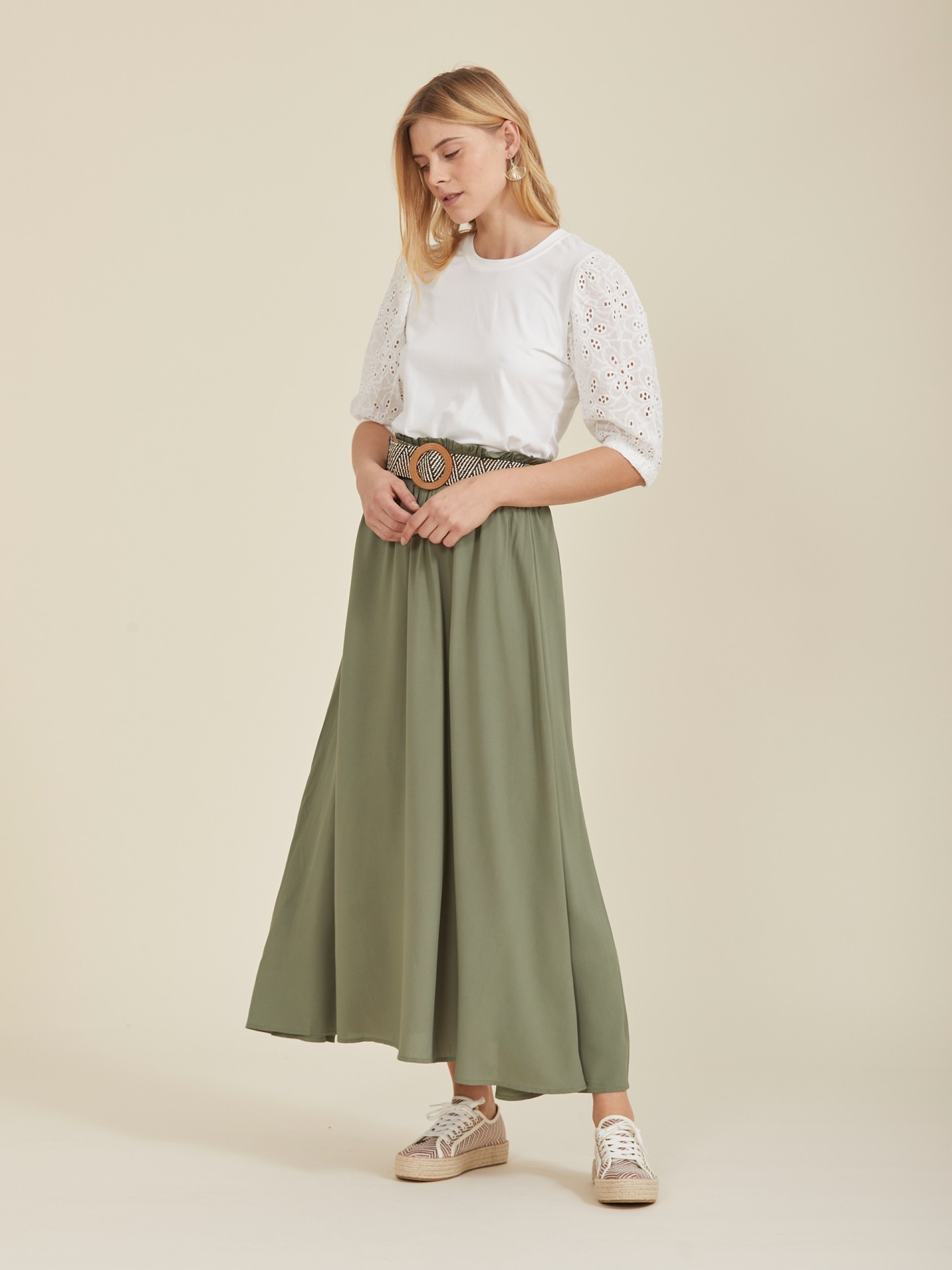 Saia Comprida Solida