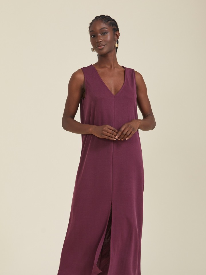 Vestido Midi Solido