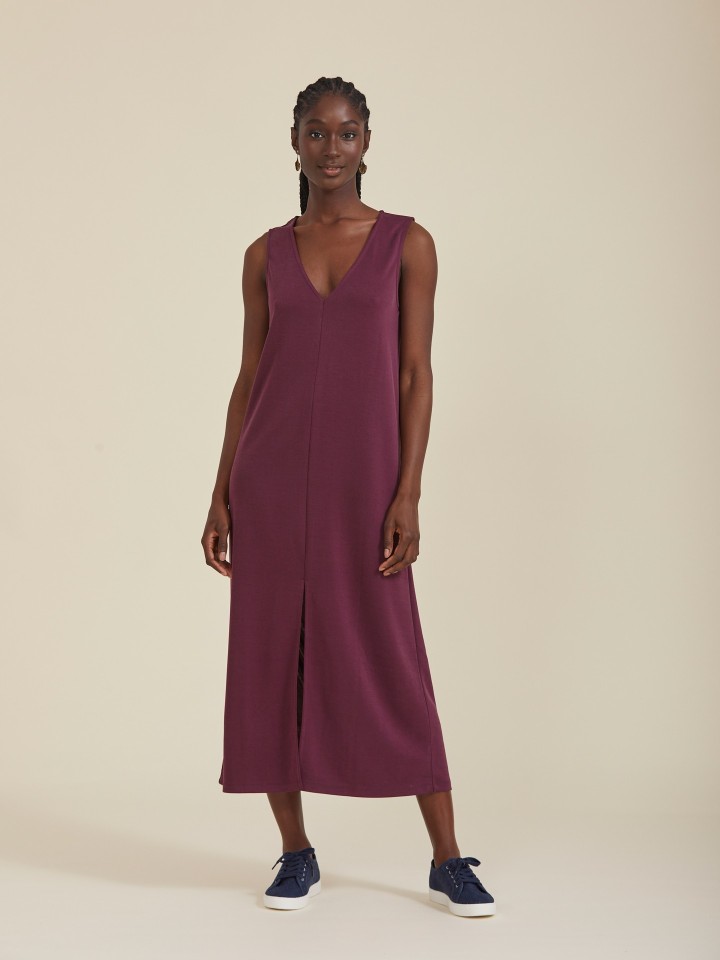 Vestido Midi Solido
