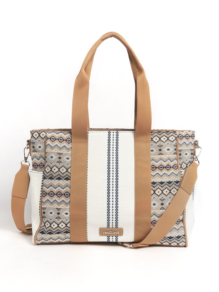 Shopper Com Padrao Em Jacquard