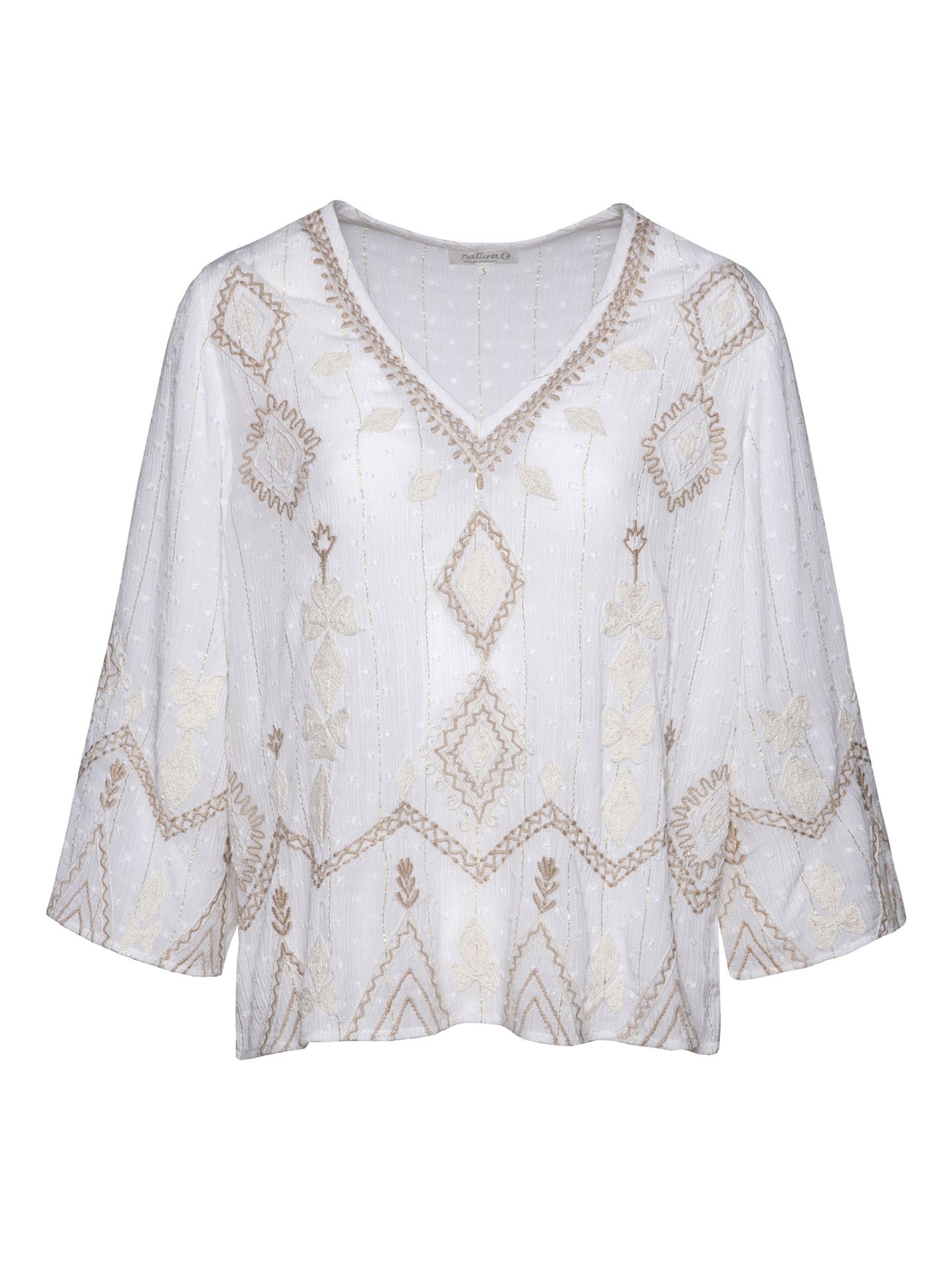 Blusa Branca Bordada