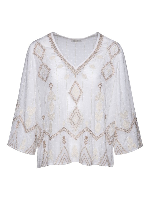 Blusa Branca Bordada Blusa Branca Bordada