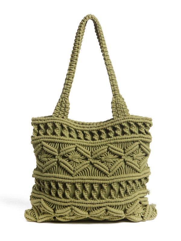 Shopper Em Efeito Macrame