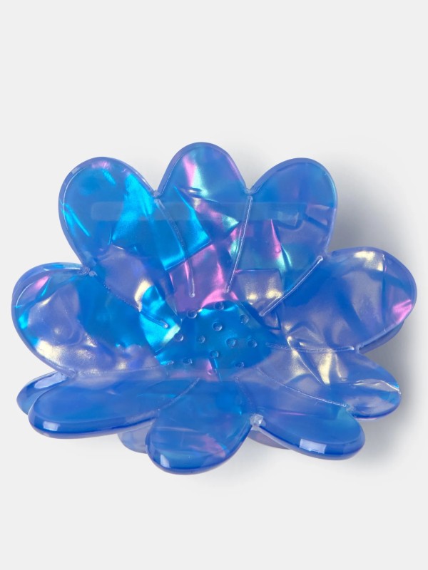 Gancho de cabelo flor azul