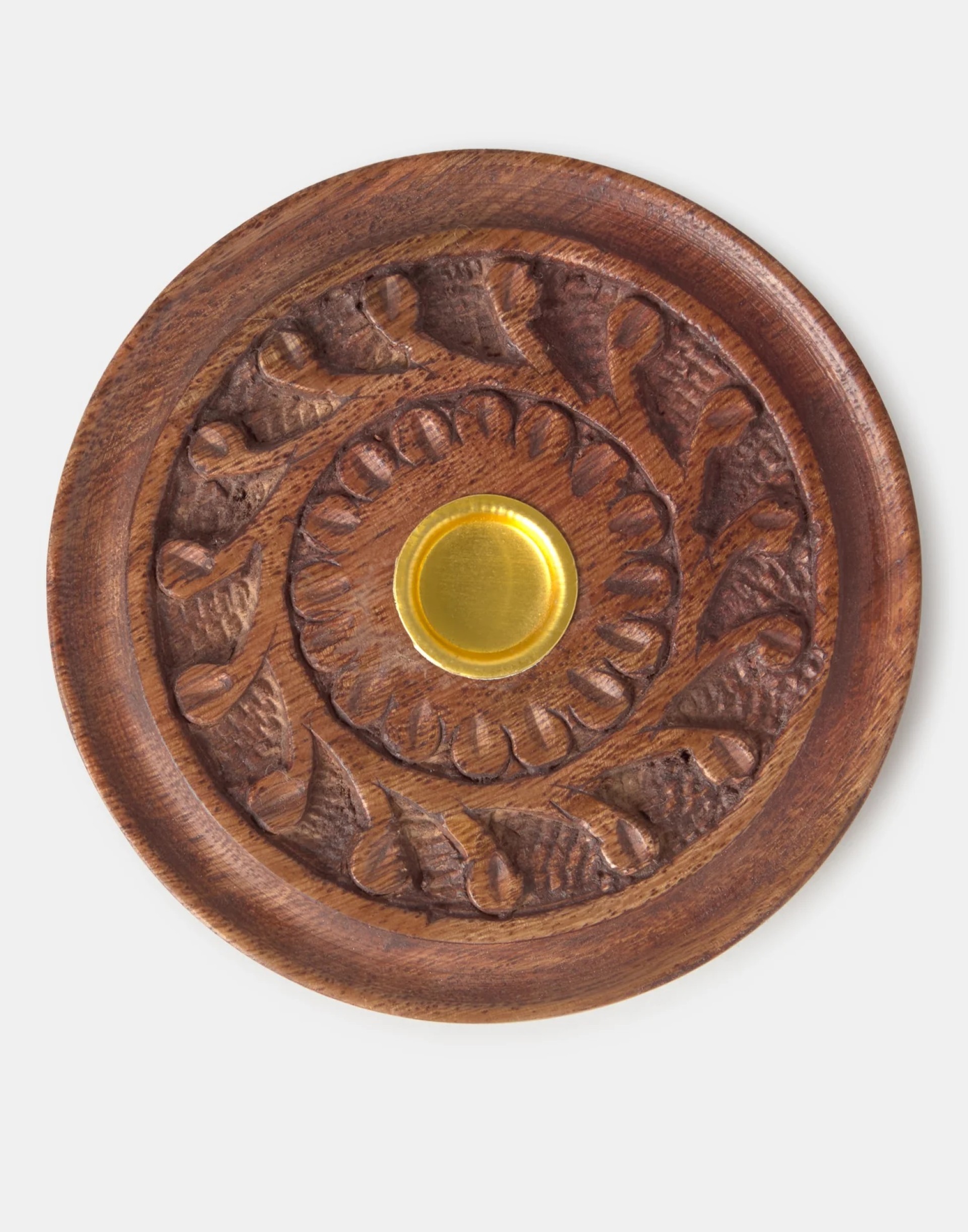 Porta-incenso em cone redondo