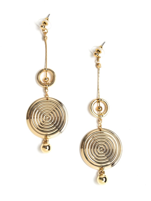 Brincos Dourados Compridos