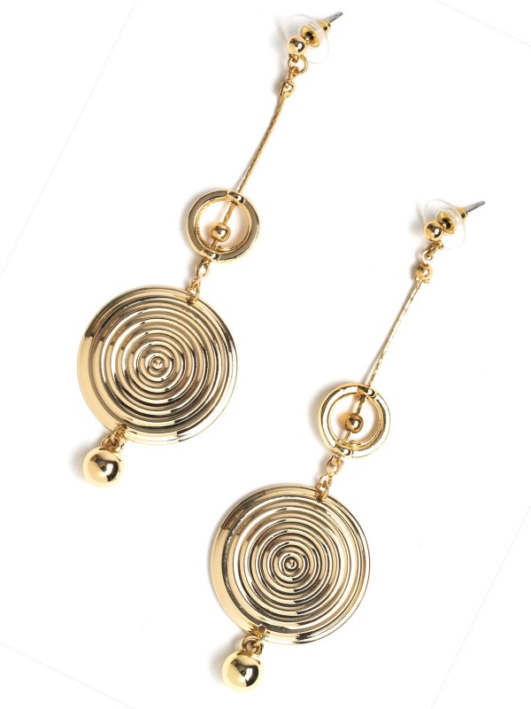Brincos Dourados Compridos
