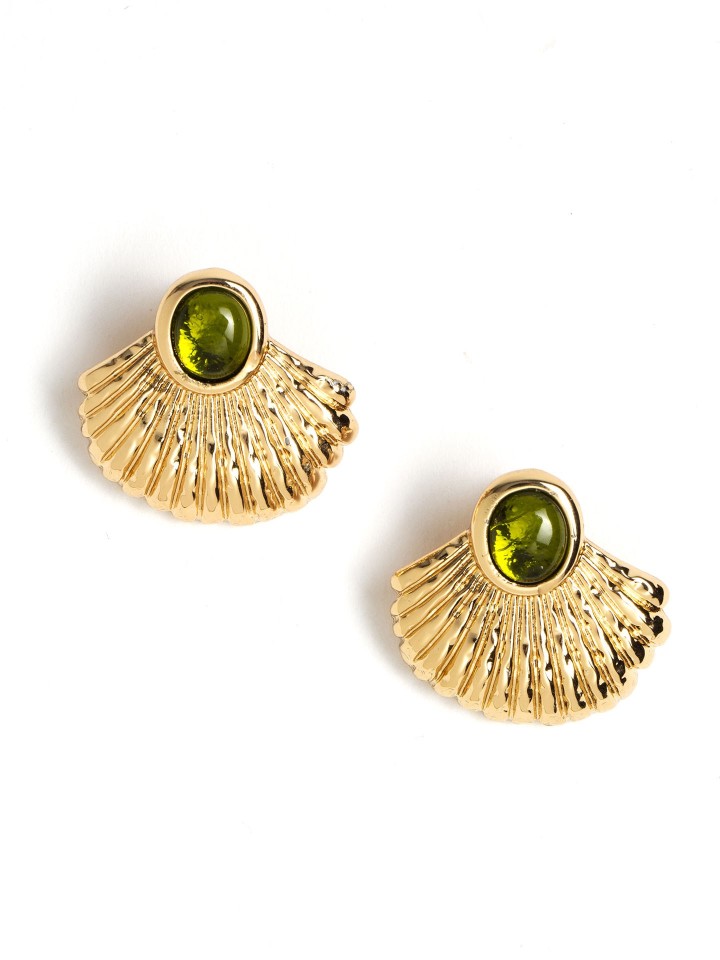 Brincos Green Shell
