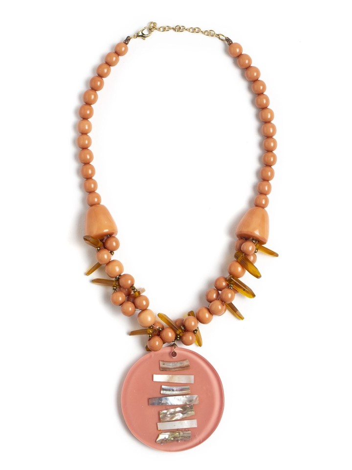 Colar Curto Light Pink