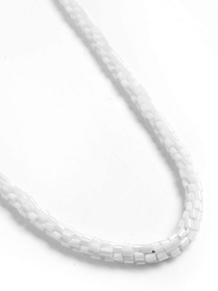 Colar Missangas Branco