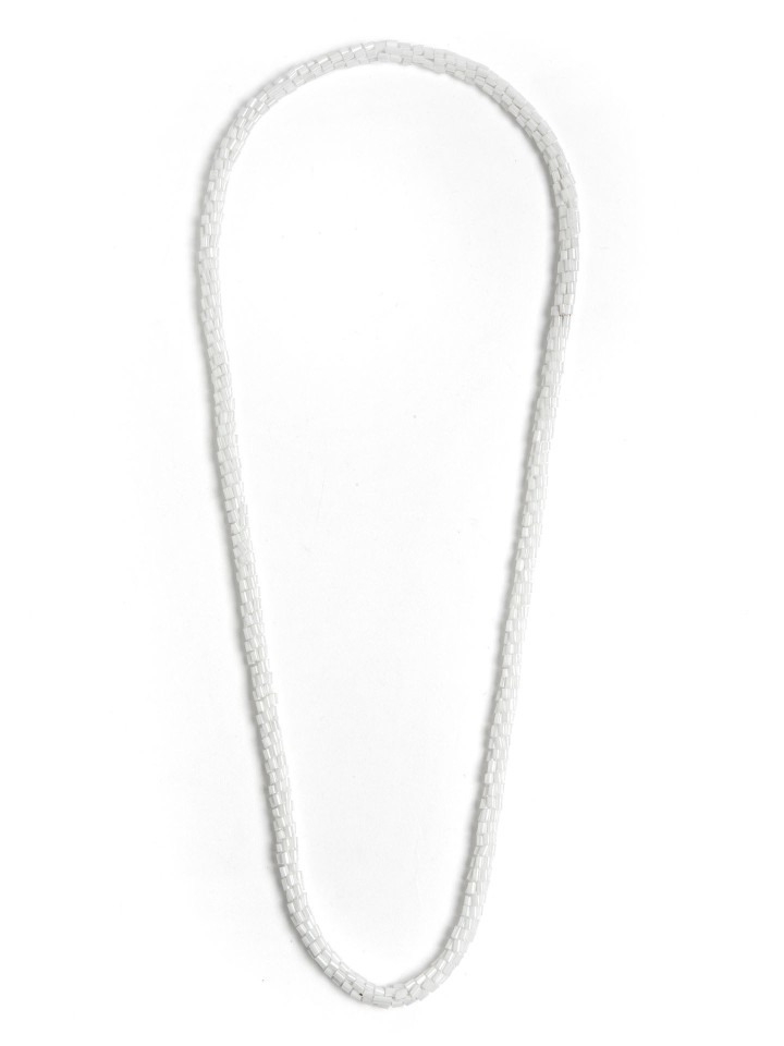 Colar Missangas Branco