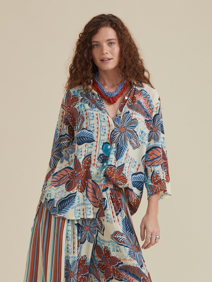 Camisa Com Estampado