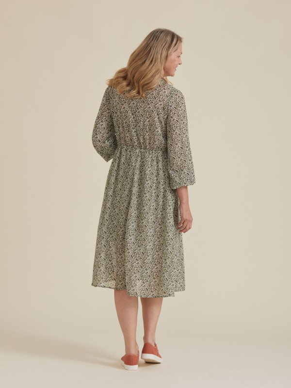 Vestido Camiseiro Floral Vestido Camiseiro Floral