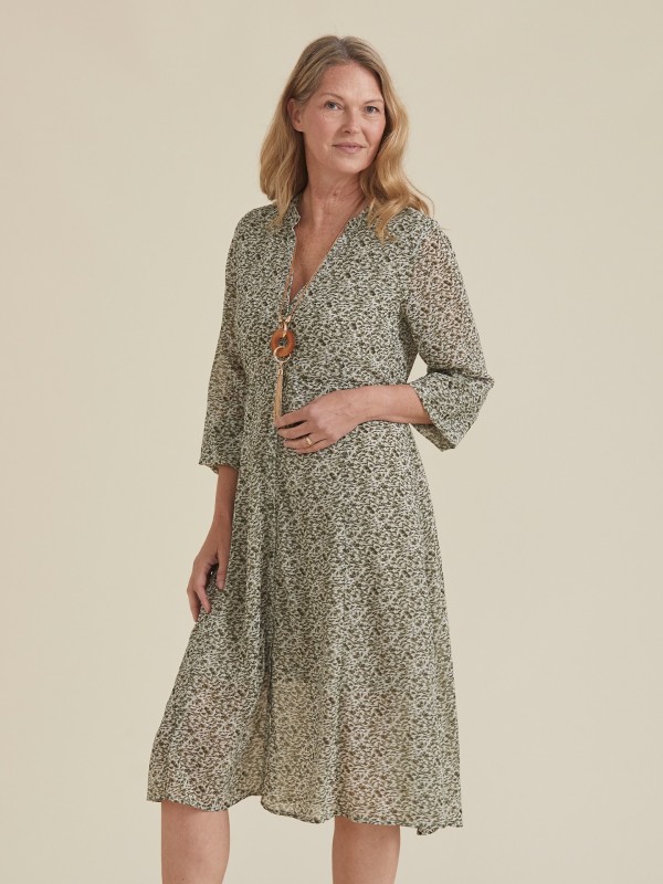 Vestido Camiseiro Floral