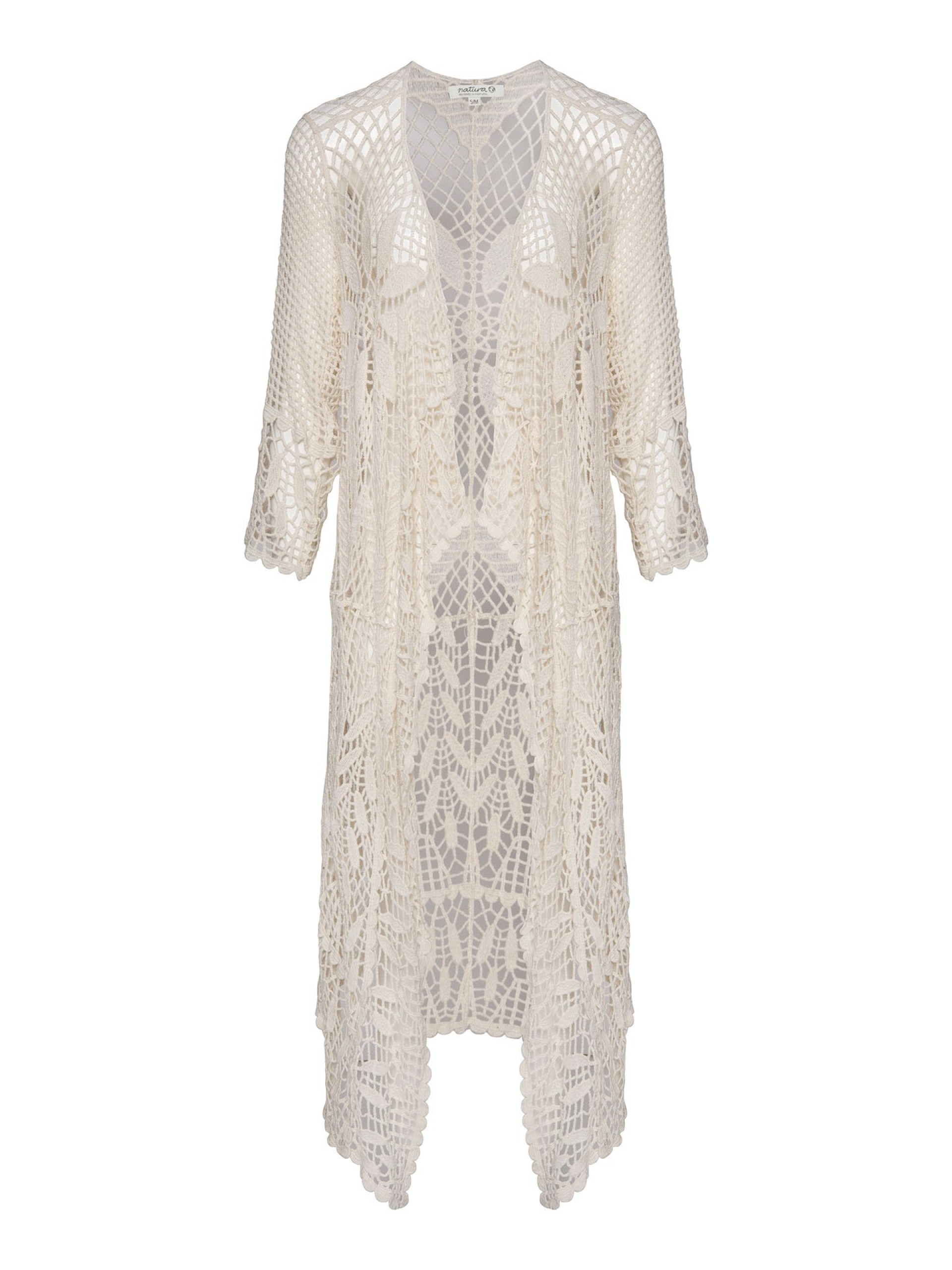 Casaco De Renda Comprido