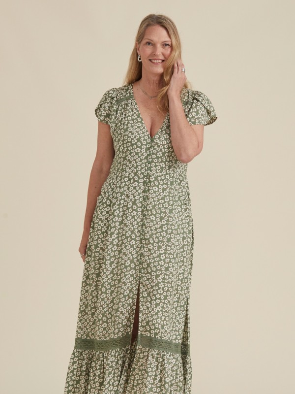Vestido Comprido Floral