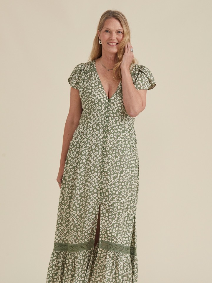 Vestido Comprido Floral