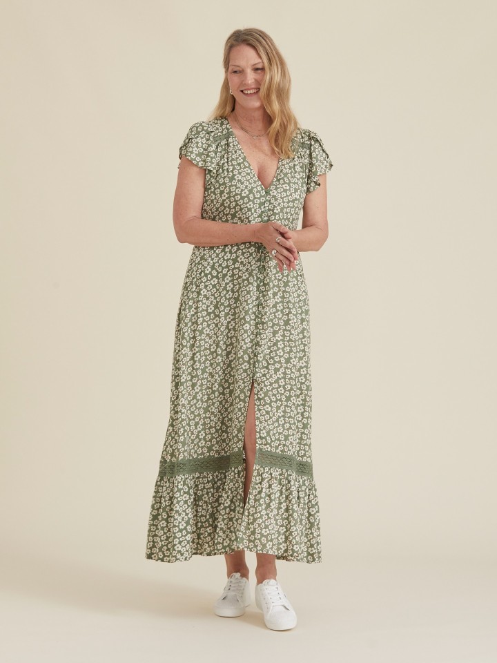 Vestido Comprido Floral