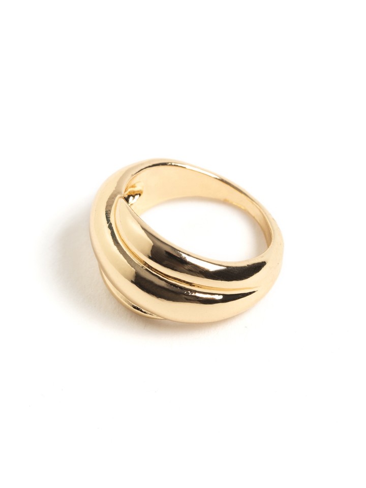 Anel Classico Dourado