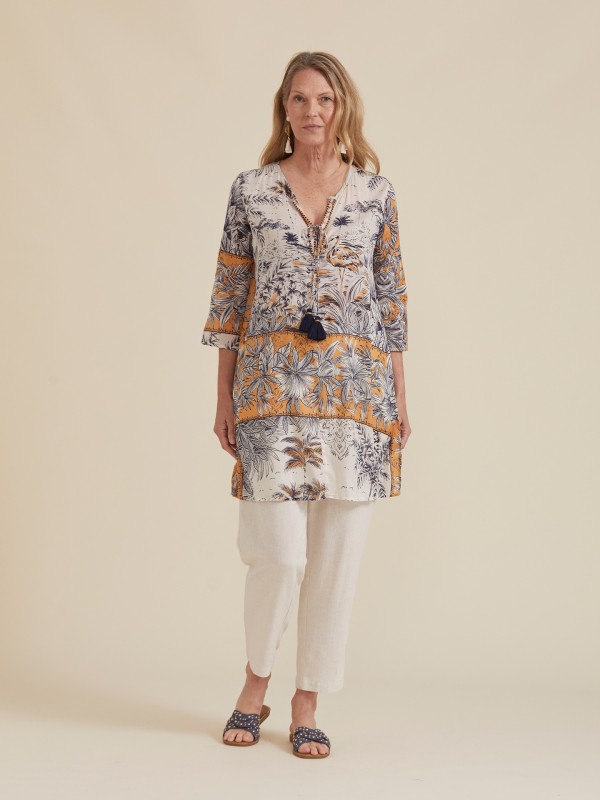Tunica em Algodao Estampado