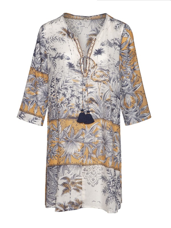 Tunica em Algodao Estampado