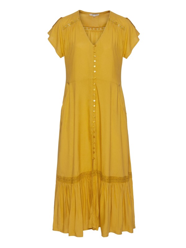 Vestido Comprido Mostarda Vestido Comprido Mostarda