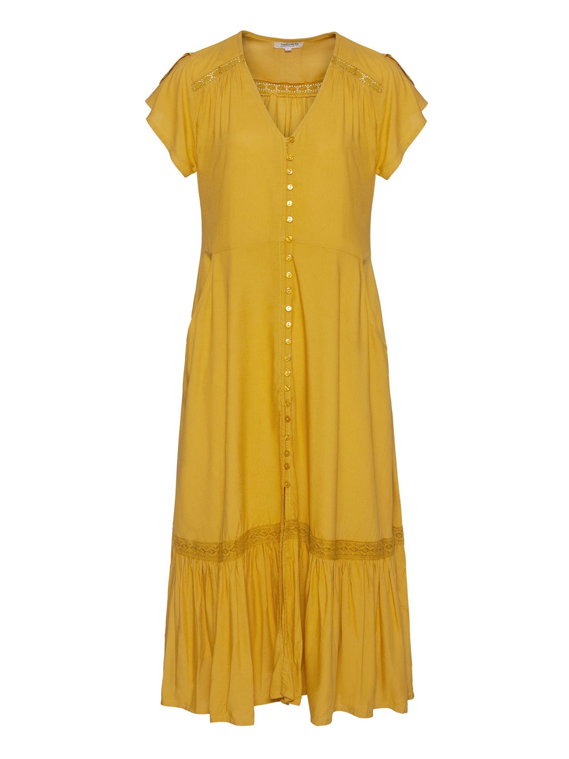 Vestido Comprido Mostarda