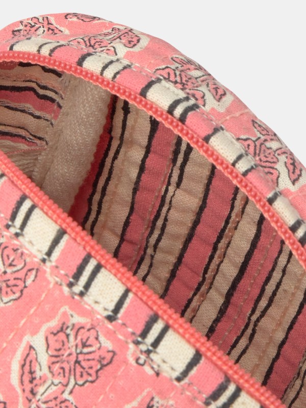 Bolsa pequena de higiene Flores