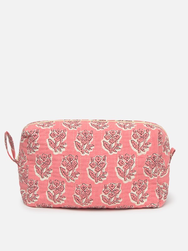 Bolsa grande de higiene Flores