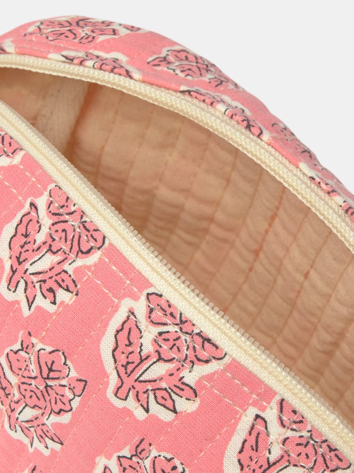 Bolsa grande de higiene Flores