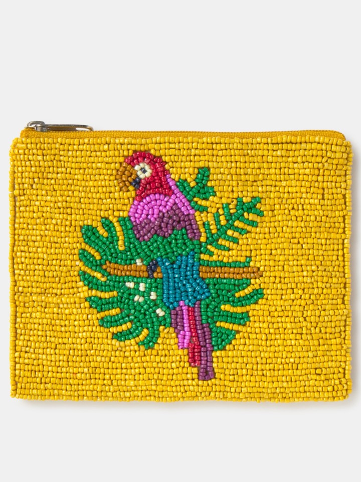 Bolsa de missangas Papagaio