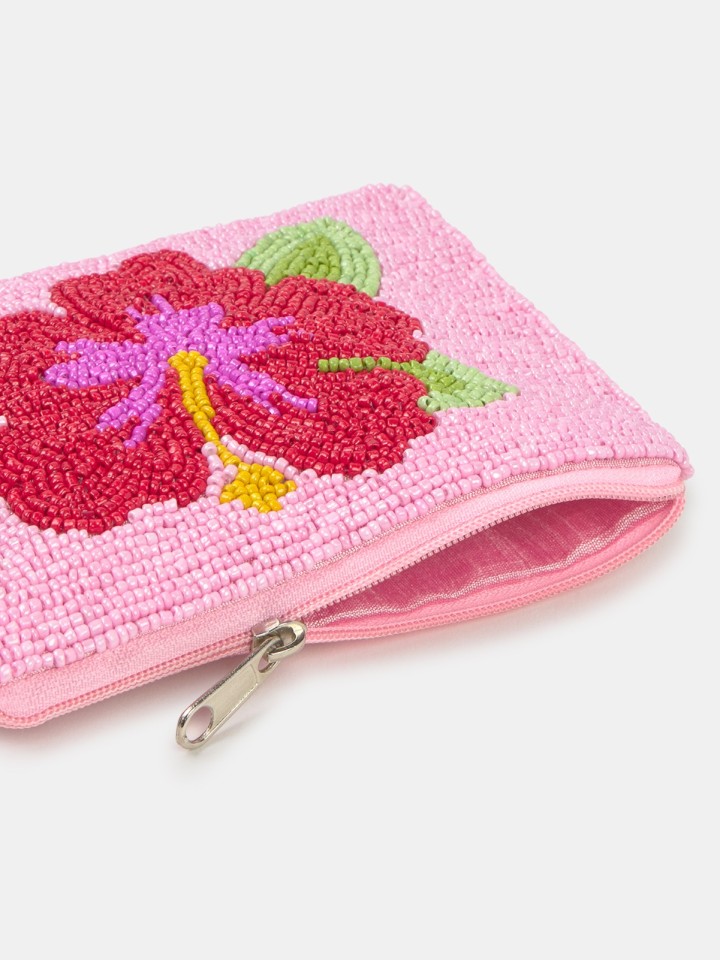 Bolsa de missangas Flor