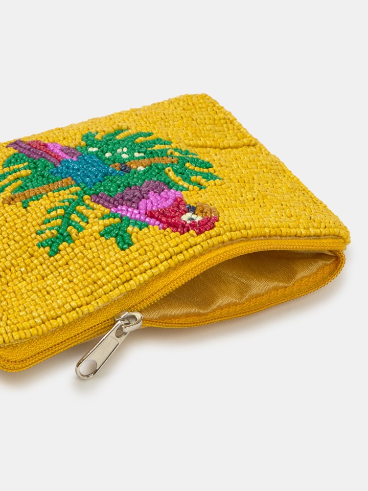 Bolsa de missangas Papagaio