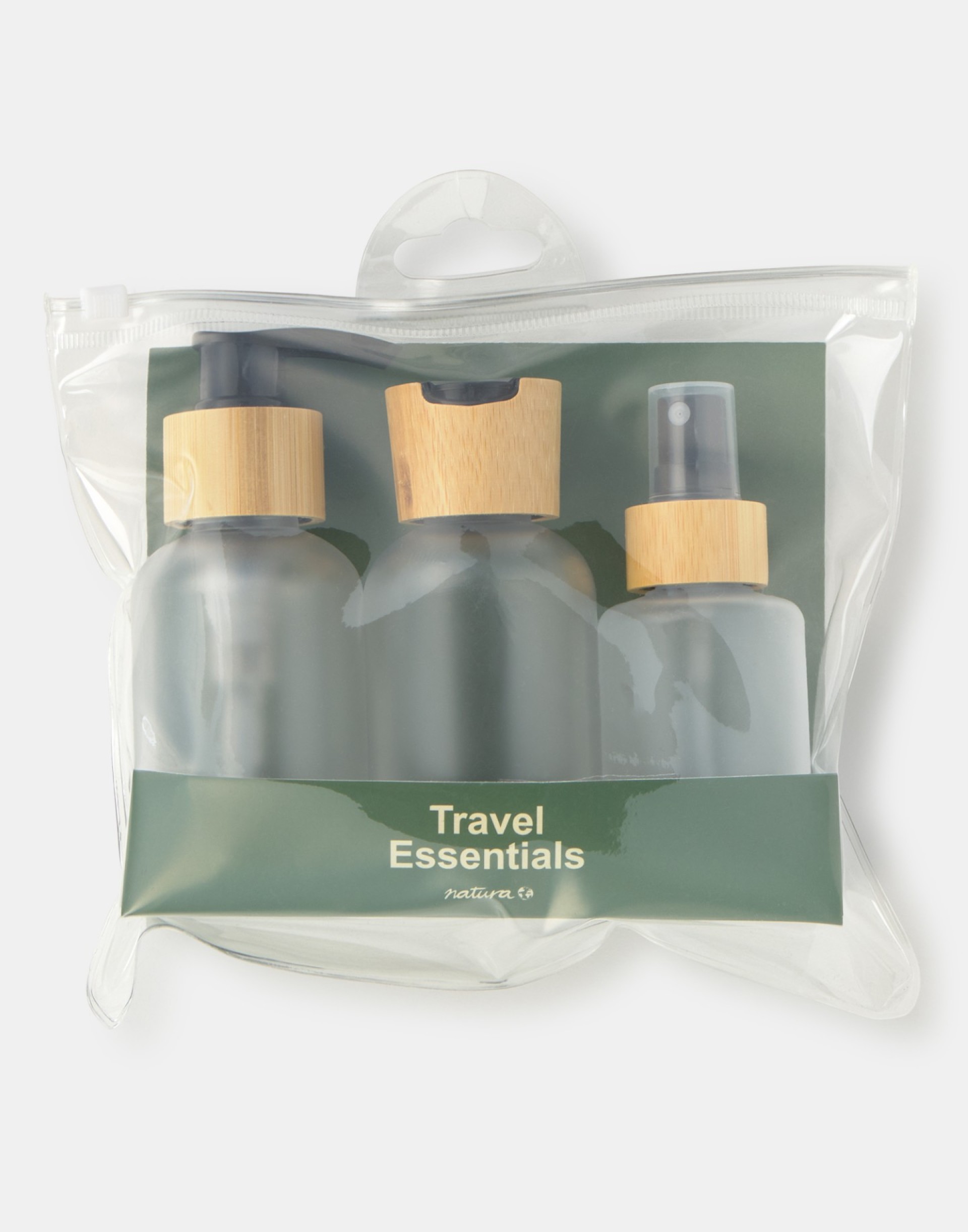 Conjunto de 3 garrafas de viagem