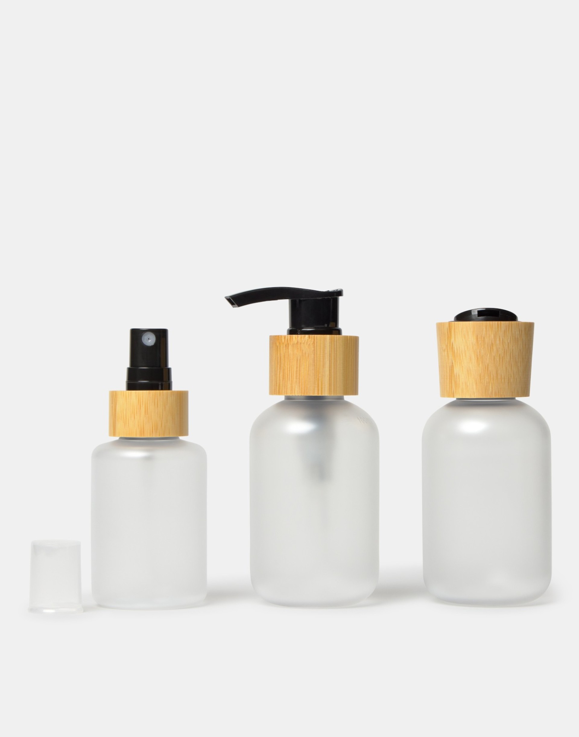 Conjunto de 3 garrafas de viagem