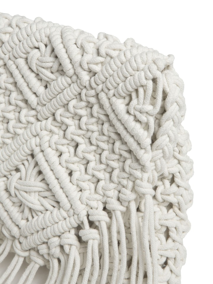 Mala A Tiracolo  Em efeito Macrame