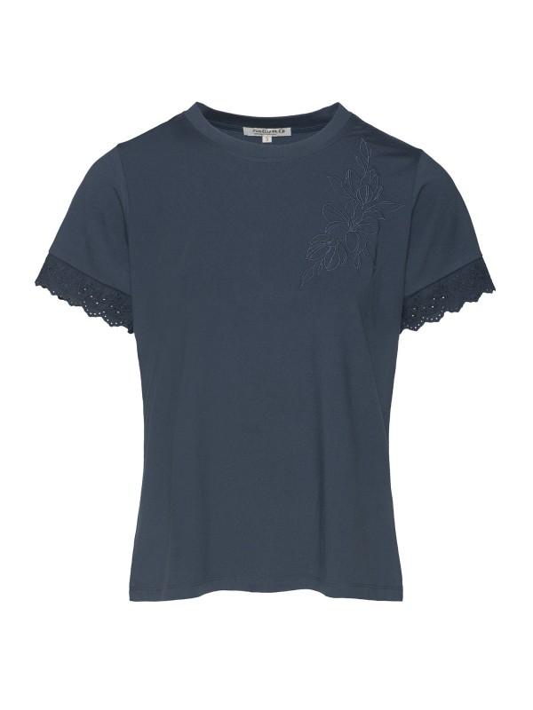 T-shirt com Bordados T-shirt com Bordados