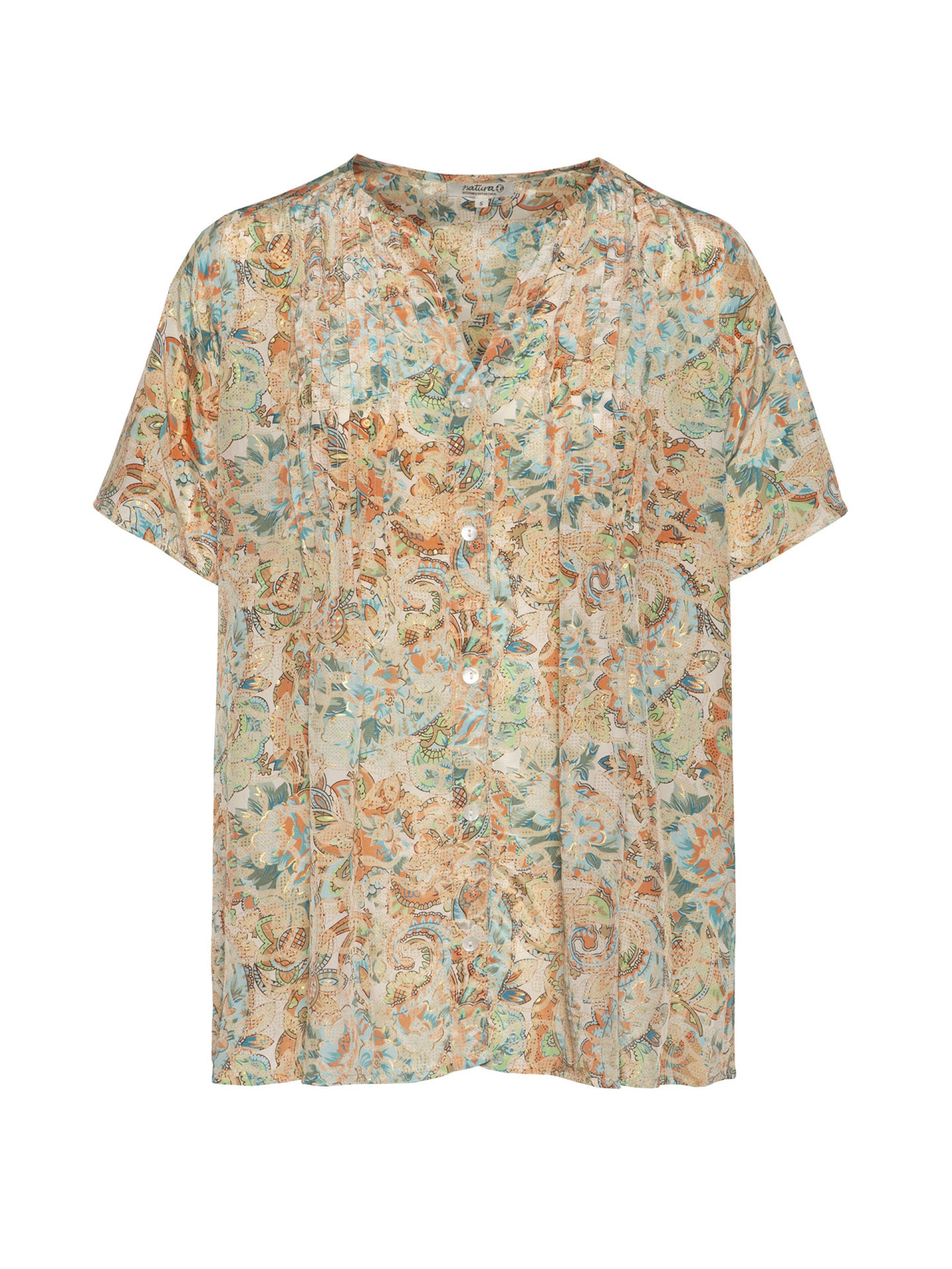 Tunica com Estampado Laranja