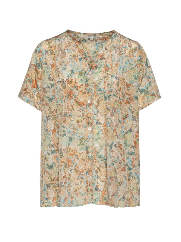 Tunica com Estampado Laranja Tunica com Estampado Laranja