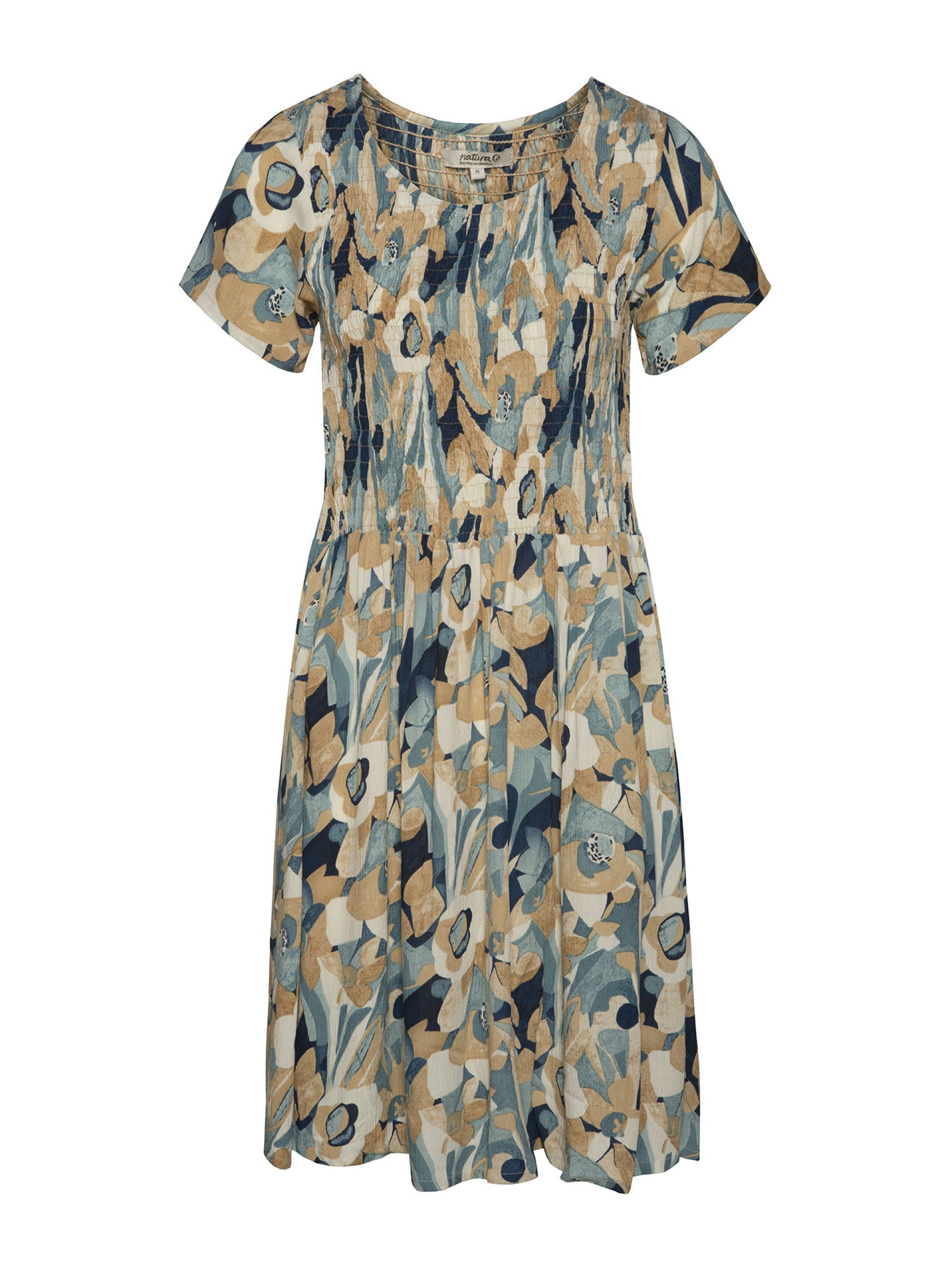 Vestido Curto com Bordado Florais