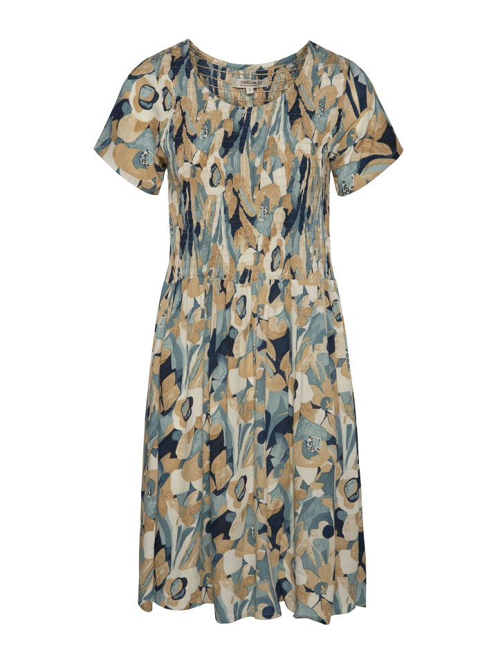 Vestido Curto com Bordado Florais