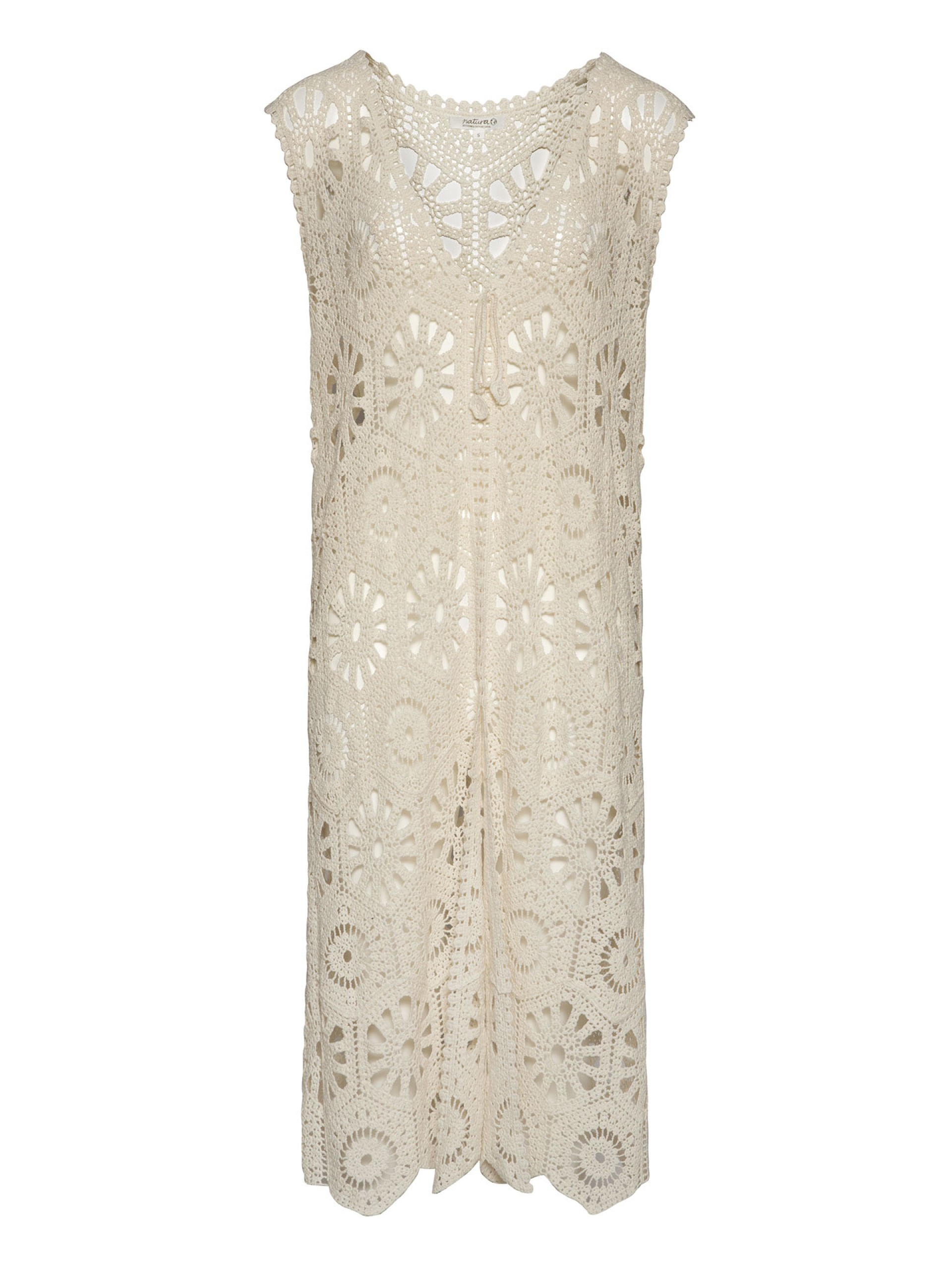 Colete com Efeito Crochet