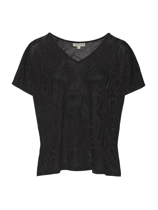 T-shirt com Decote em V T-shirt com Decote em V